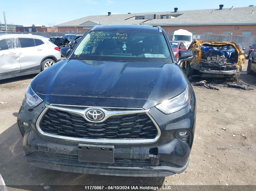 2022 Toyota Highlander Limited/Platinum VIN: 5TDDZRBH1NS227314 Lot: 11770867