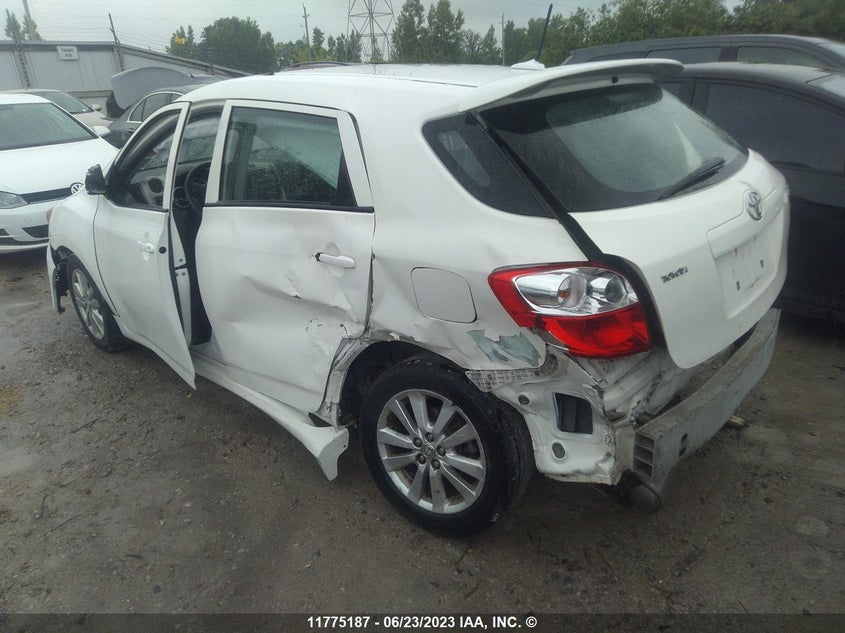 Vin: 2t1ku4ee5ac207628, lot: 2093790, toyota corolla matrix 20103