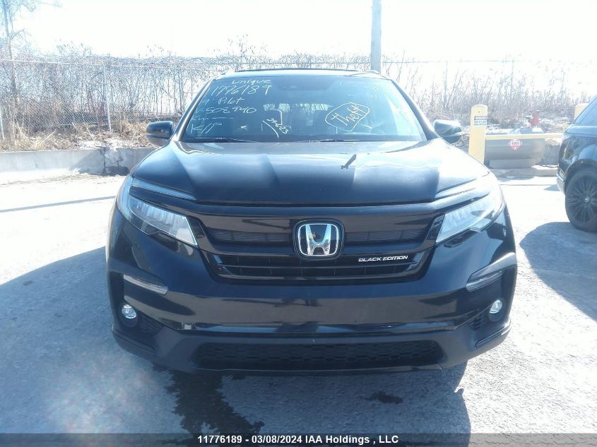 2019 Honda Pilot Elite VIN: 5FNYF6H04KB508940 Lot: 11776189