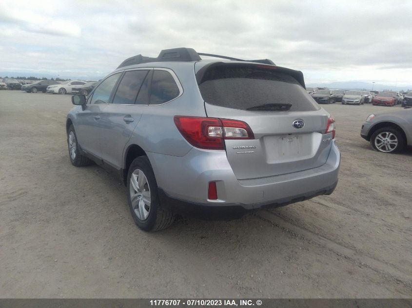 2017 Subaru Outback 2.5I VIN: 4S4BSCAC5H3203534 Lot: 11776707