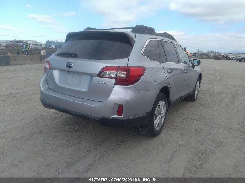 2017 Subaru Outback 2.5I VIN: 4S4BSCAC5H3203534 Lot: 11776707