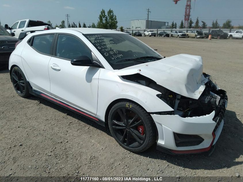 2021 Hyundai Veloster N VIN: KMHT36AH0MU011246 Lot: 11777160