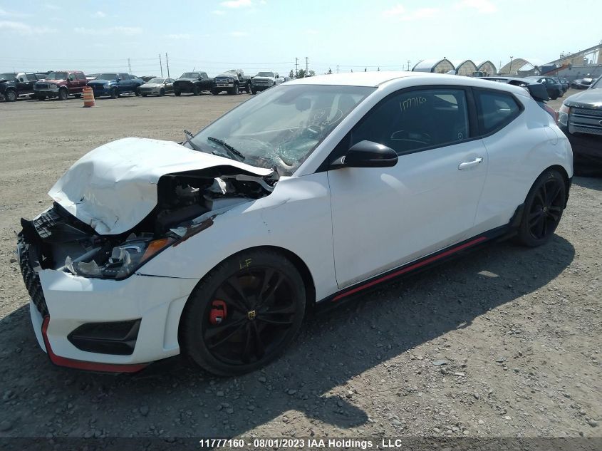 2021 Hyundai Veloster N VIN: KMHT36AH0MU011246 Lot: 11777160