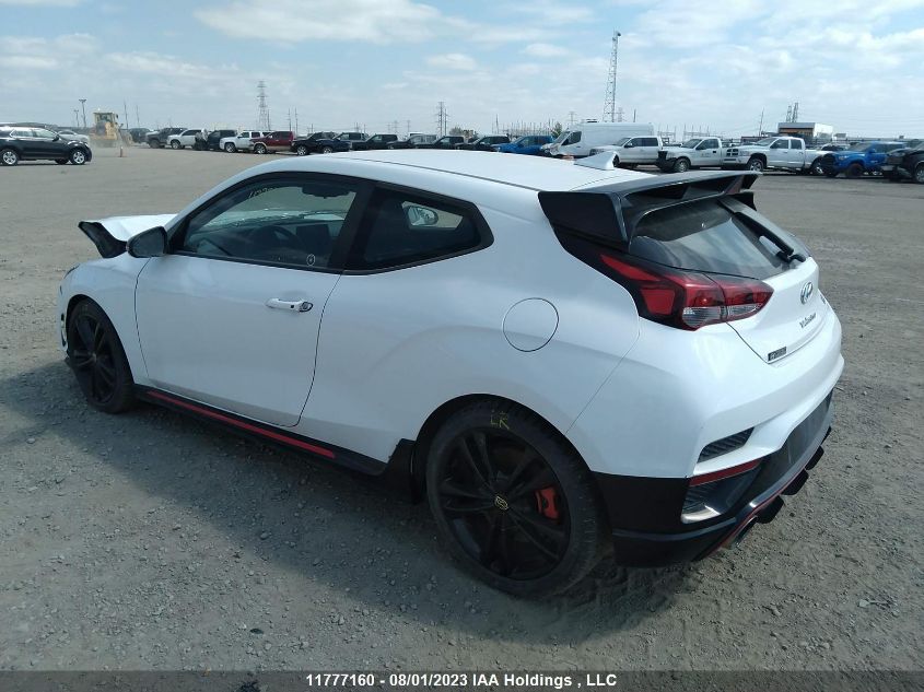 2021 Hyundai Veloster N VIN: KMHT36AH0MU011246 Lot: 11777160