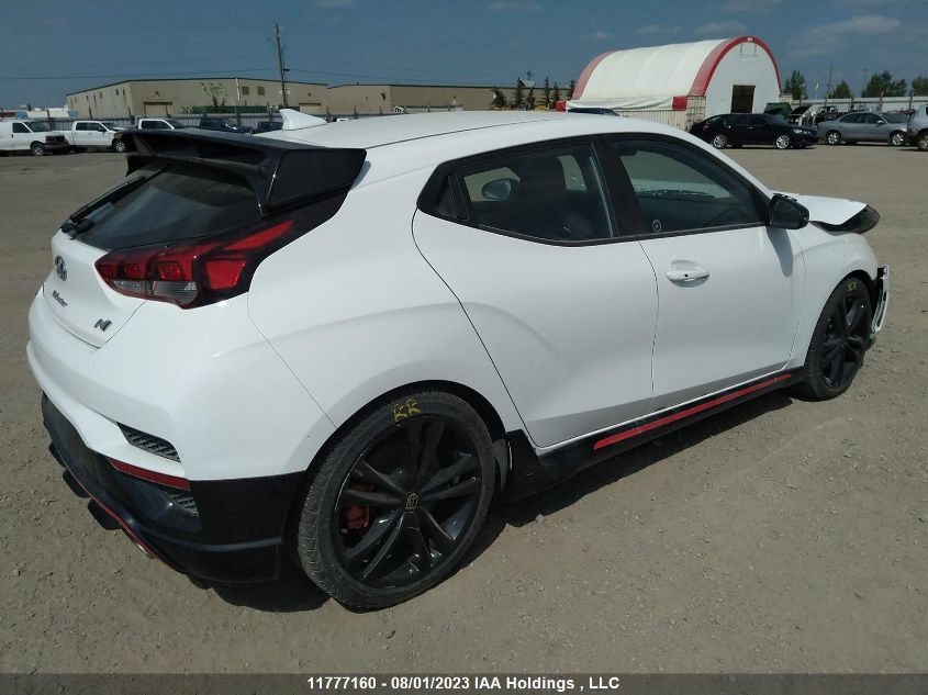 2021 Hyundai Veloster N VIN: KMHT36AH0MU011246 Lot: 11777160