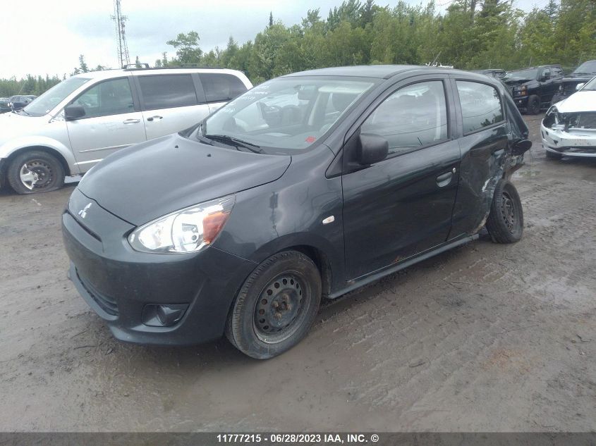 2015 Mitsubishi Mirage De VIN: ML32A3HJ2FH005539 Lot: 11777215