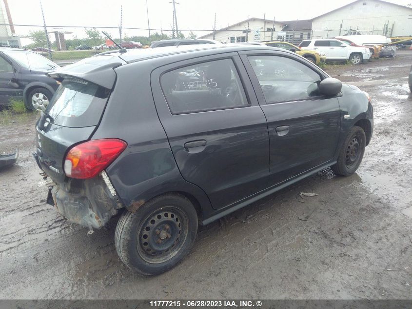 2015 Mitsubishi Mirage De VIN: ML32A3HJ2FH005539 Lot: 11777215