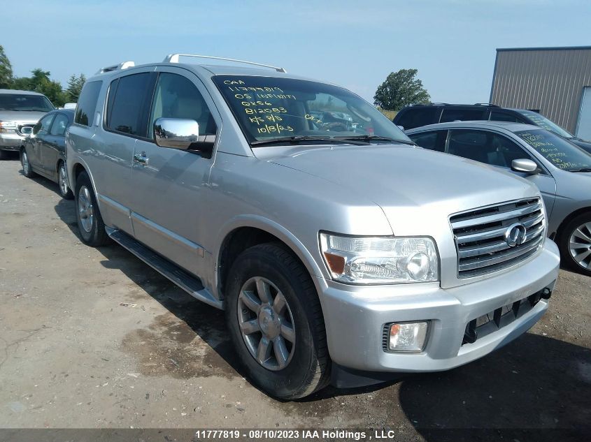 2005 Infiniti Qx56 VIN: 5N3AA08C55N812083 Lot: 11777819