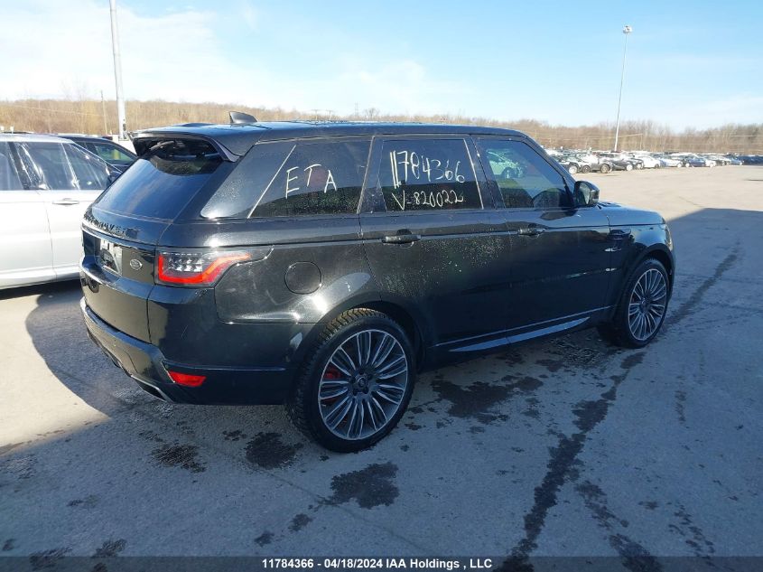 2019 Land Rover Range Rover Sport Supercharged Autobiograph VIN: SALWV2RE5KA820022 Lot: 39258958