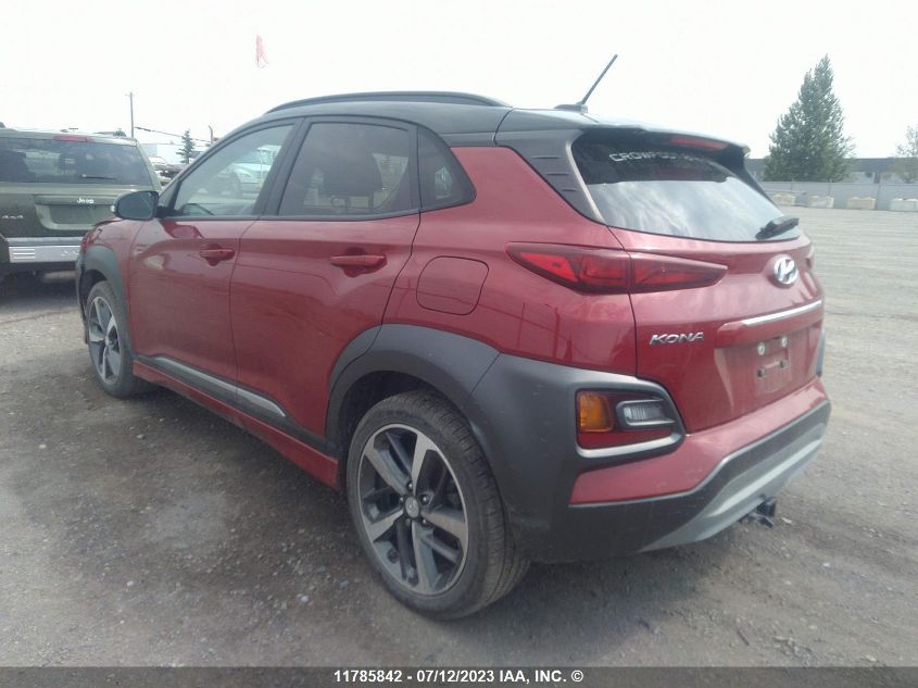 2020 Hyundai Kona Limited VIN: KM8K3CA51LU500673 Lot: 11785842