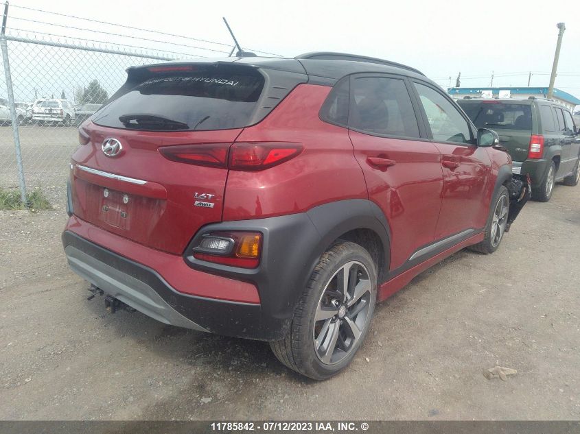 2020 Hyundai Kona Limited VIN: KM8K3CA51LU500673 Lot: 11785842