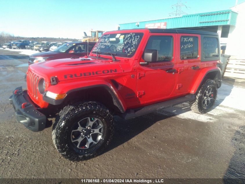 2020 Jeep Wrangler Unlimited Rubicon VIN: 1C4HJXFG8LW315160 Lot: 11786168