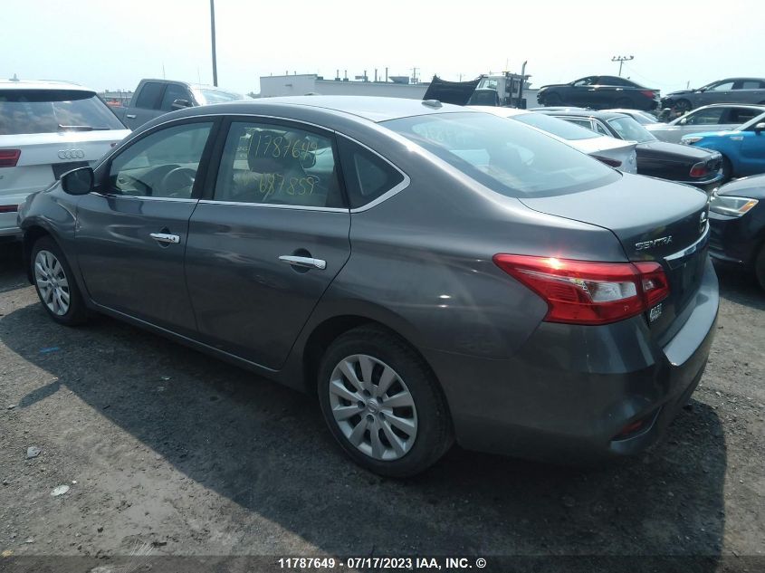 2017 Nissan Sentra S/Sv/Sr/Sl VIN: 3N1AB7AP6HL687859 Lot: 11787649