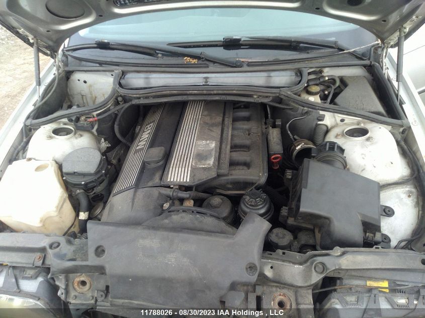 2000 BMW 323 I VIN: WBAAM3344YFP73407 Lot: 11788026