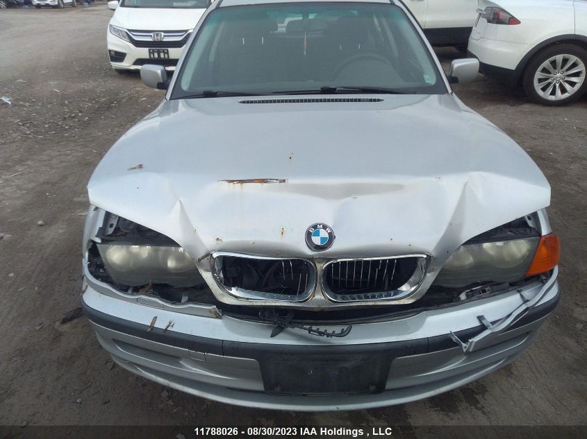 2000 BMW 323 I VIN: WBAAM3344YFP73407 Lot: 11788026