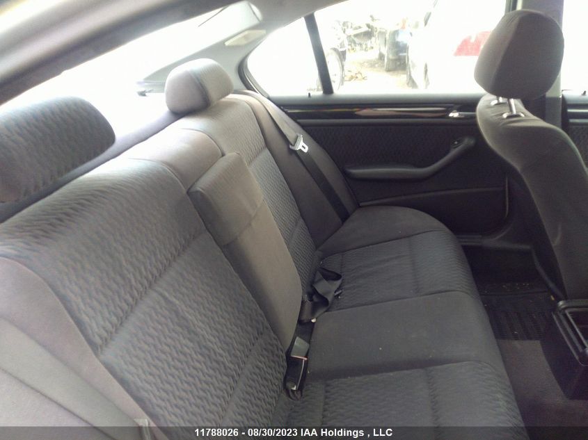 2000 BMW 323 I VIN: WBAAM3344YFP73407 Lot: 11788026