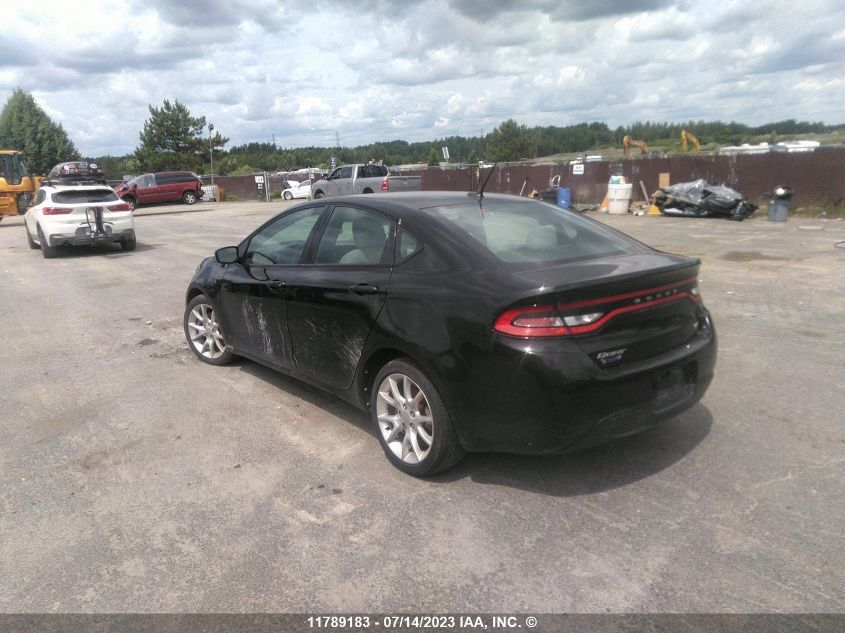 2013 Dodge Dart Sxt VIN: 1C3CDFBA7DD122660 Lot: 11789183