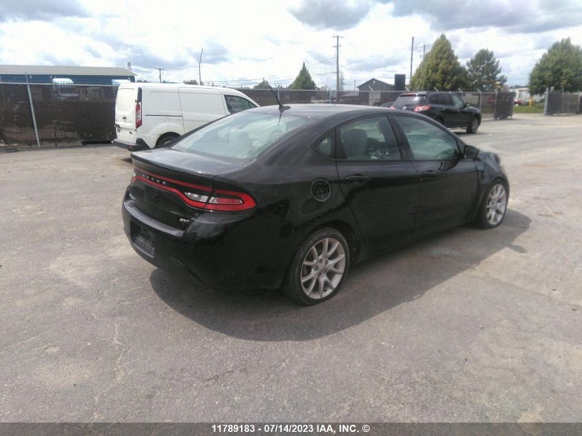 2013 Dodge Dart Sxt VIN: 1C3CDFBA7DD122660 Lot: 11789183