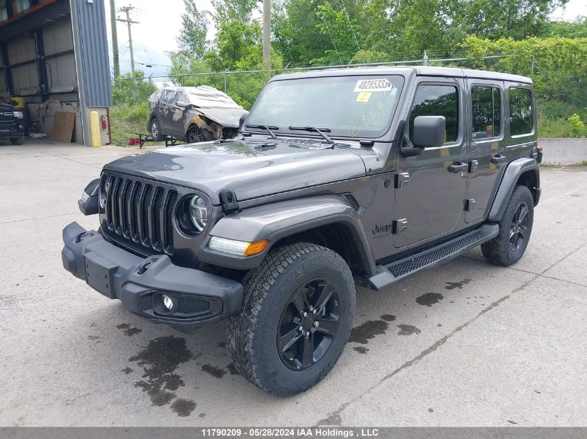 2021 Jeep Wrangler Unlimited Sahara VIN: 1C4HJXEG4MW622800 Lot: 11790209