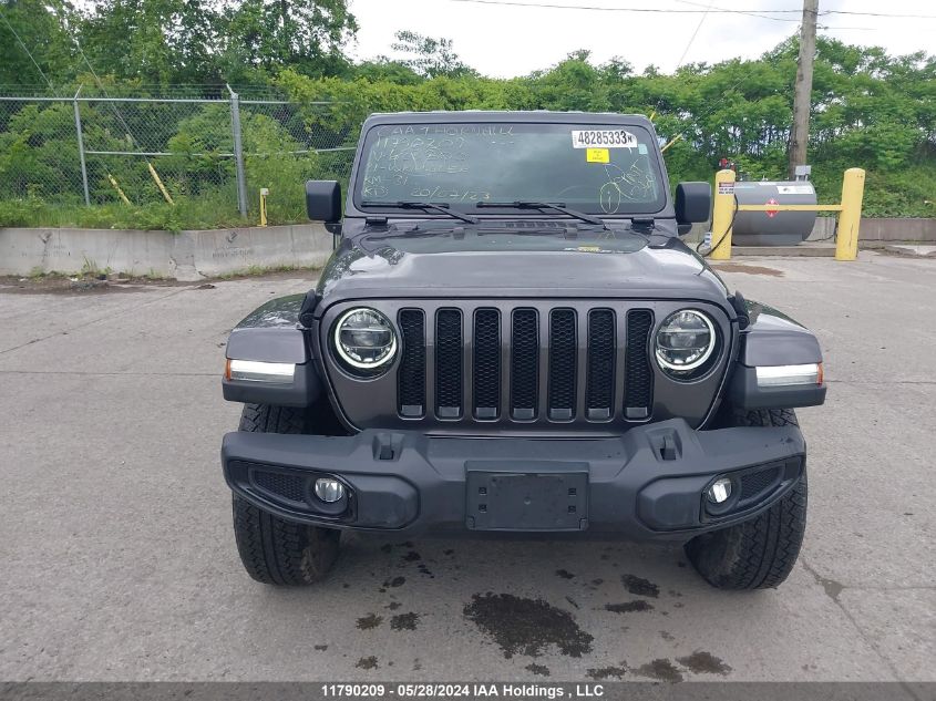 2021 Jeep Wrangler Unlimited Sahara VIN: 1C4HJXEG4MW622800 Lot: 11790209