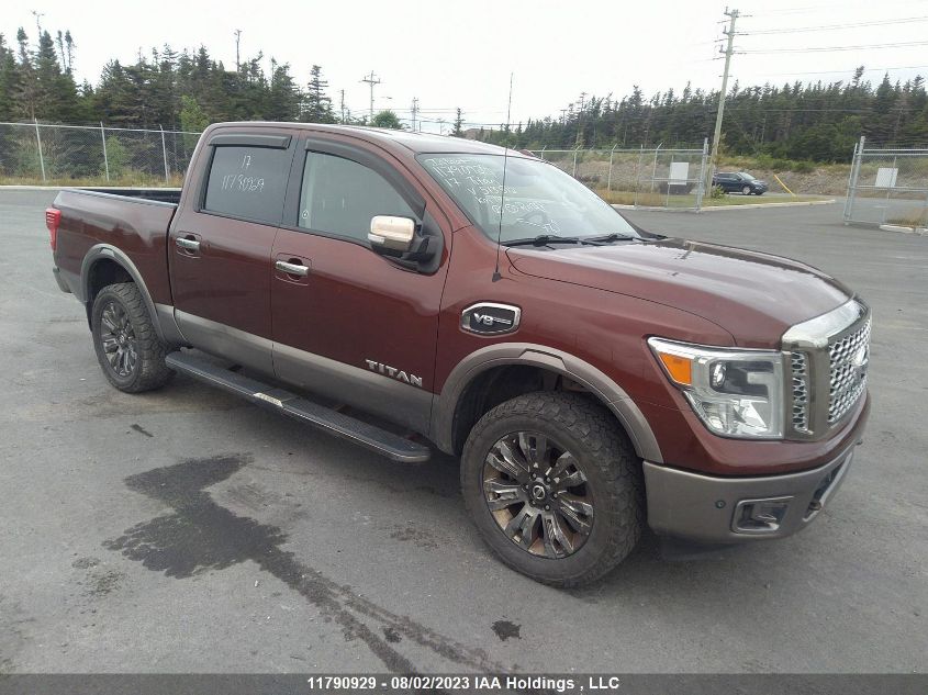 2017 Nissan Titan Sv/Sl/Pro-4X/Plat Res VIN: 1N6AA1E55HN513512 Lot: 11790929