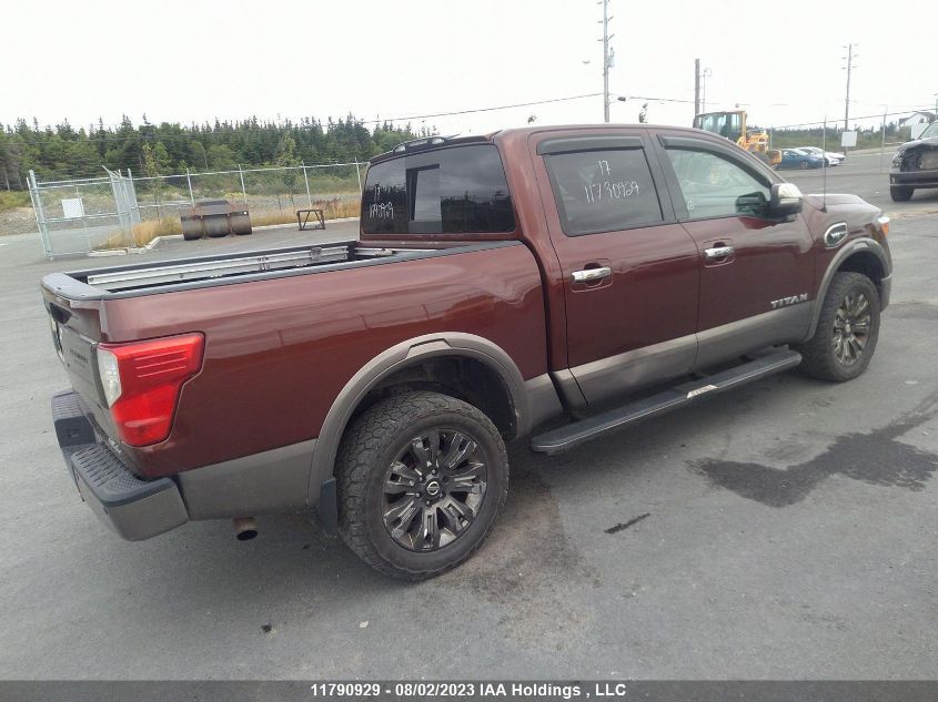 2017 Nissan Titan Sv/Sl/Pro-4X/Plat Res VIN: 1N6AA1E55HN513512 Lot: 11790929