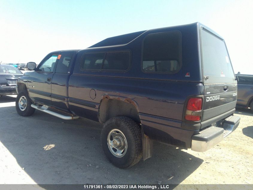 1998 Dodge Ram 2500 VIN: 3B7KF22W3WG173584 Lot: 11791361