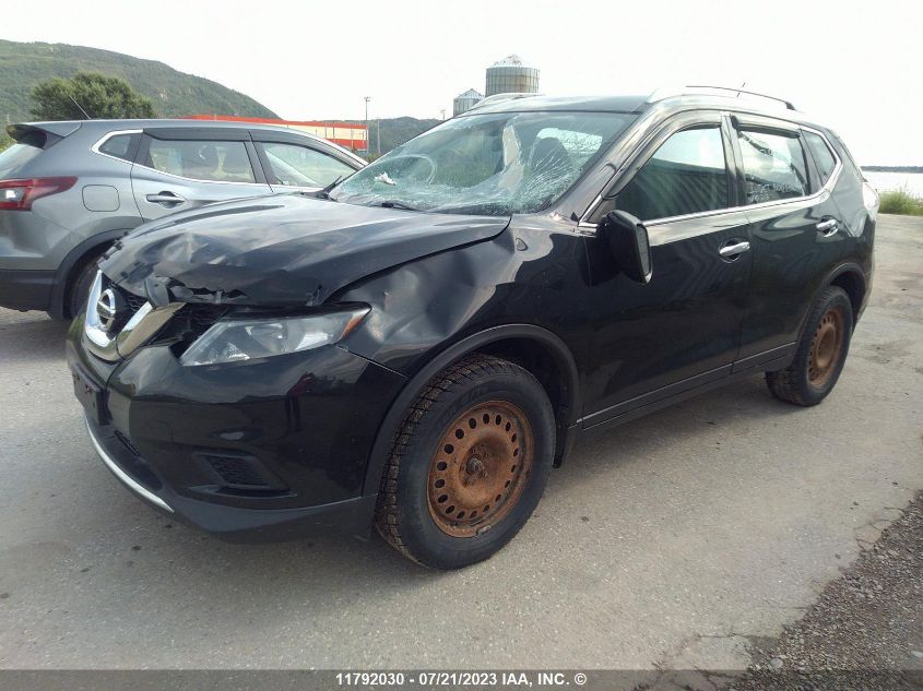 2016 Nissan Rogue S/Sl/Sv VIN: 5N1AT2MV5GC745814 Lot: 11792030