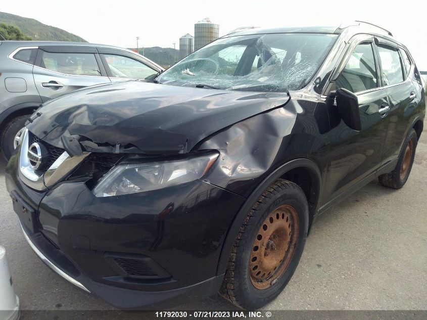 2016 Nissan Rogue S/Sl/Sv VIN: 5N1AT2MV5GC745814 Lot: 11792030