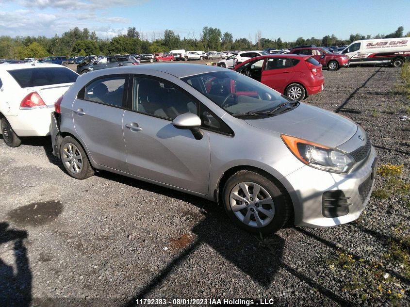 2016 Kia Rio Lx VIN: KNADM5A33G6724782 Lot: 39227455