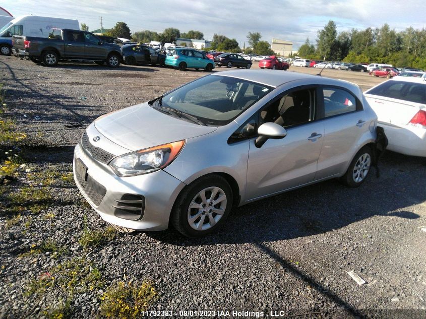 2016 Kia Rio Lx VIN: KNADM5A33G6724782 Lot: 39227455