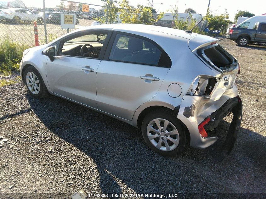 2016 Kia Rio Lx VIN: KNADM5A33G6724782 Lot: 39227455