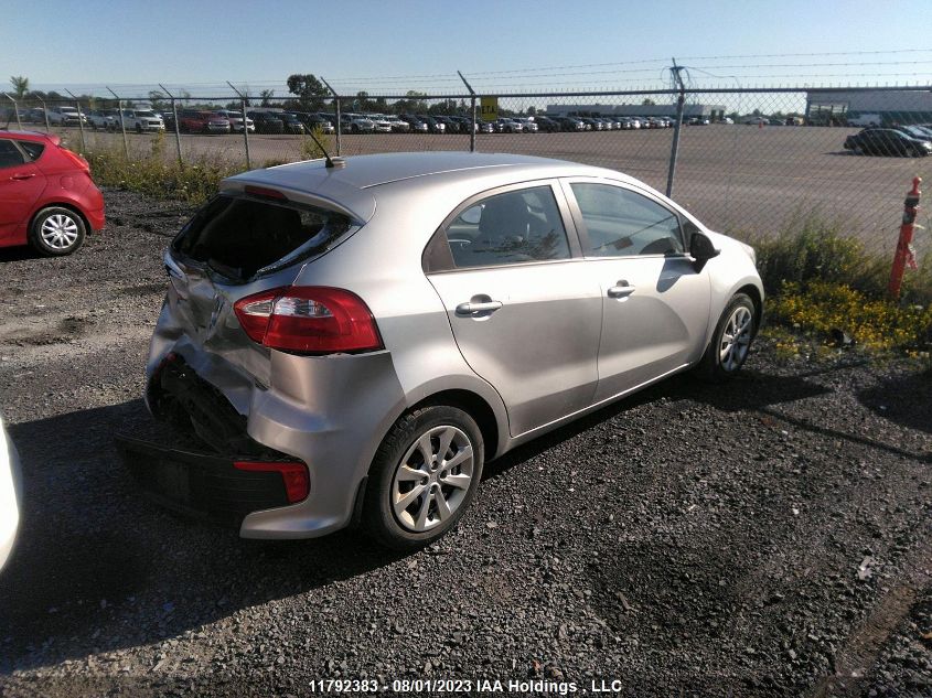 2016 Kia Rio Lx VIN: KNADM5A33G6724782 Lot: 39227455