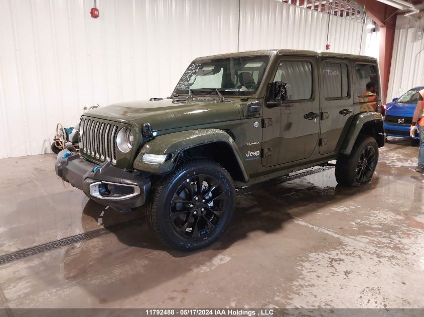 2023 Jeep Wrangler Sahara 4Xe VIN: 1C4JJXP62PW649049 Lot: 11792488