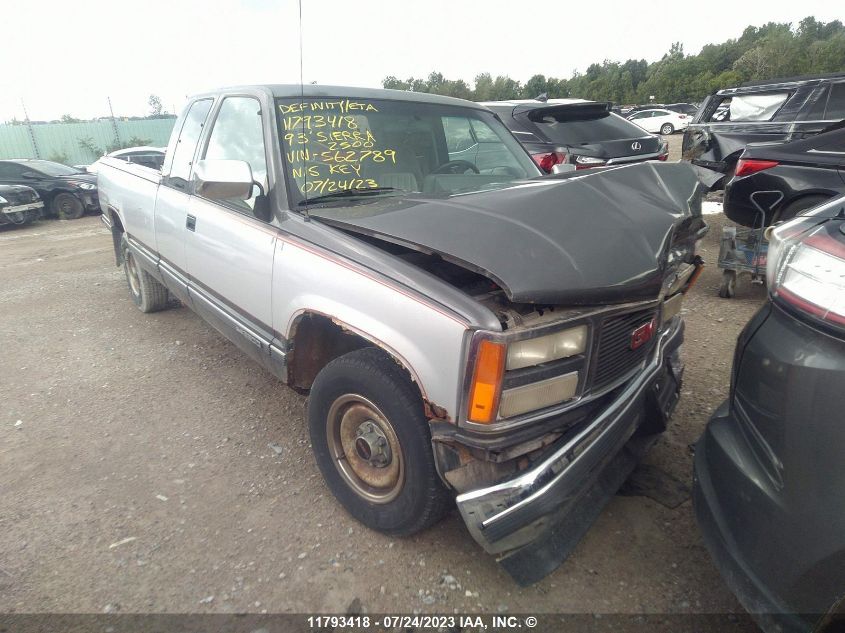 1993 GMC Sierra C2500 VIN: 1GTFC29K8PE562789 Lot: 11793418