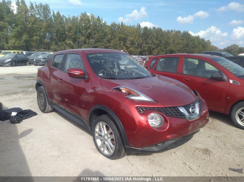 2016 Nissan Juke S/Sv/Sl/Nismo VIN: JN8AF5MR6GT601144 Lot: 11793968