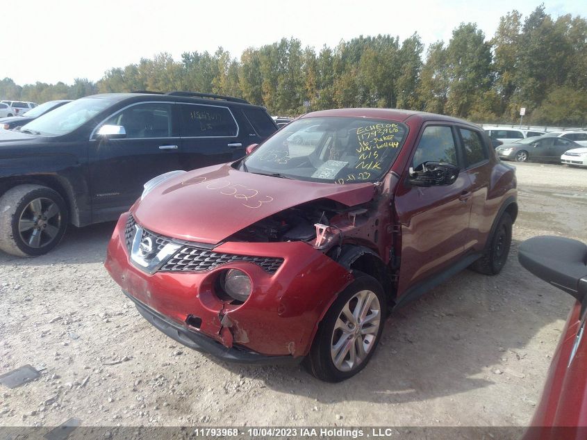 2016 Nissan Juke S/Sv/Sl/Nismo VIN: JN8AF5MR6GT601144 Lot: 11793968