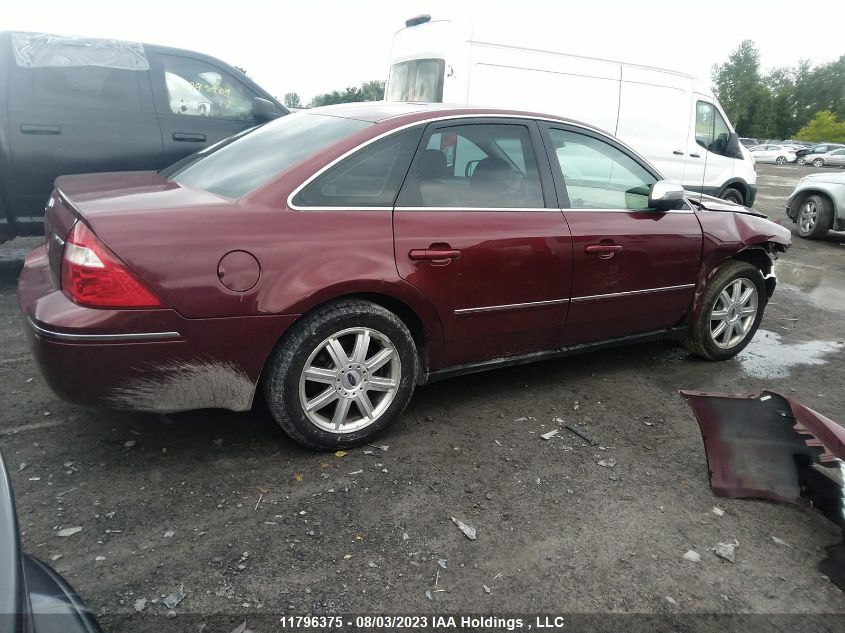 2005 Ford Five Hundred Limited VIN: 1FAHP28155G199106 Lot: 11796375