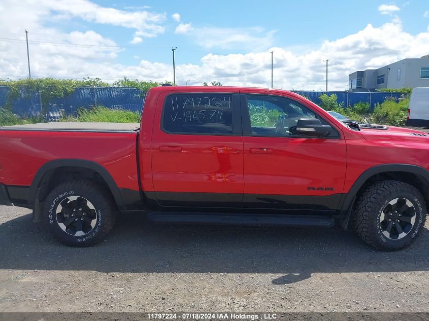 2022 Ram 1500 Rebel VIN: 1C6SRFLT5NN196574 Lot: 11797224