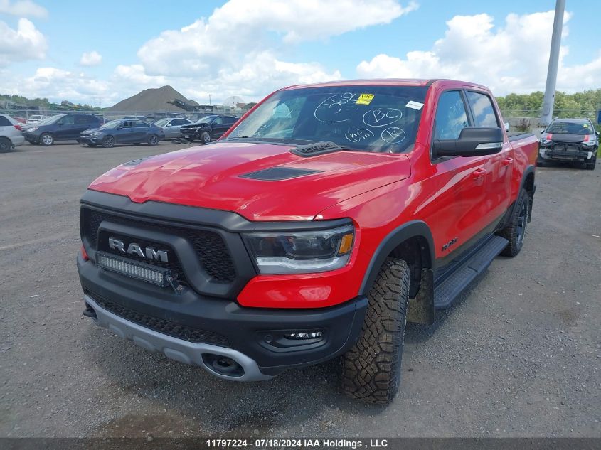 2022 Ram 1500 Rebel VIN: 1C6SRFLT5NN196574 Lot: 11797224