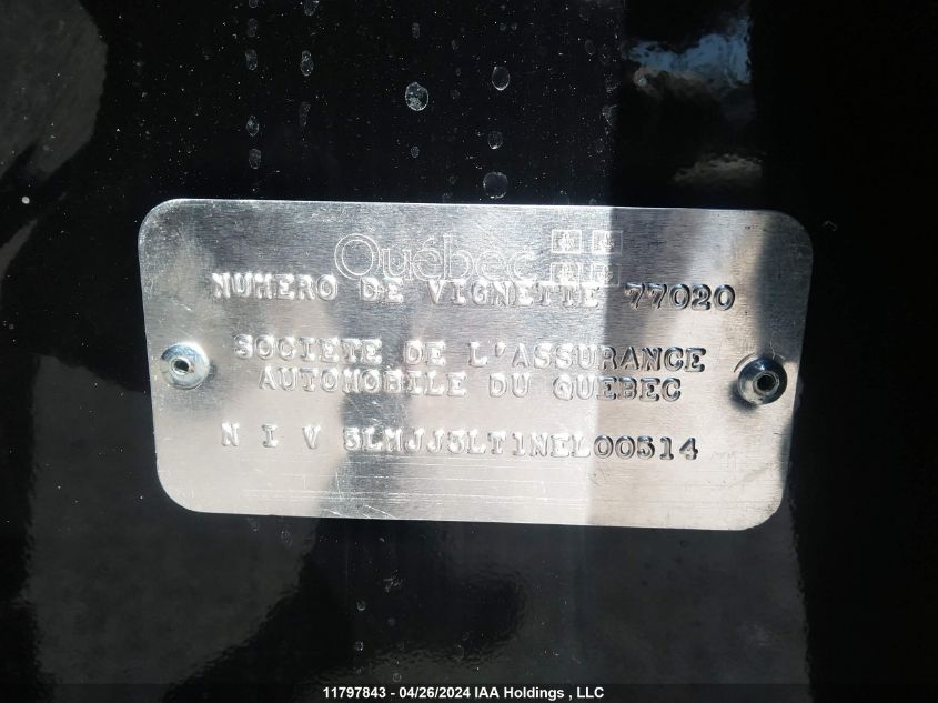 2022 Lincoln Navigator L Reserve VIN: 5LMJJ3LT1NEL00514 Lot: 11797843