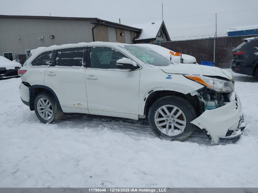 2015 Toyota Highlander Le/Le Plus VIN: 5TDBKRFH3FS133801 Lot: 11798046