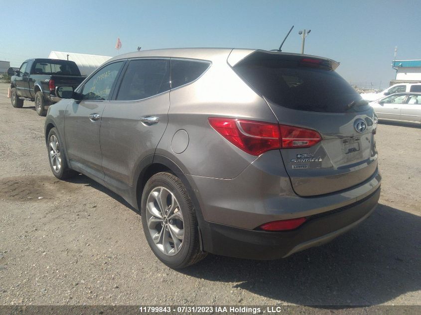 2013 Hyundai Santa Fe Sport VIN: 5XYZUDLA2DG098598 Lot: 11799843