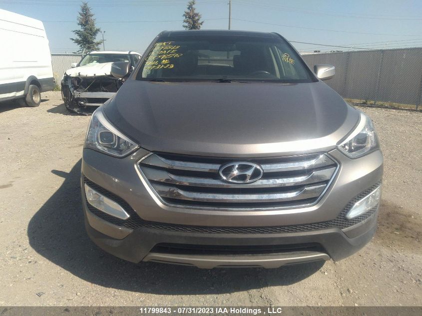 2013 Hyundai Santa Fe Sport VIN: 5XYZUDLA2DG098598 Lot: 11799843