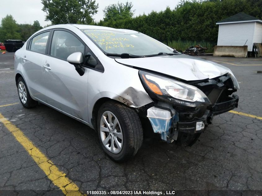 2015 Kia Rio Lx/Ex/Lx+/Sx/Lx+ Eco/Ex+ VIN: KNADM4A31F6524136 Lot: 11800335