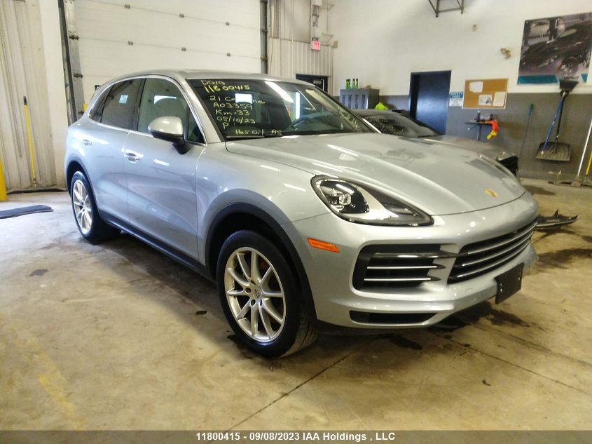 2021 Porsche Cayenne VIN: WP1AA2AY5MDA03359 Lot: 11800415