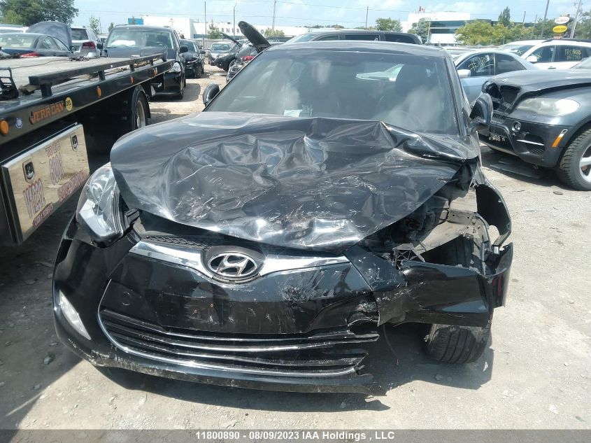 2017 Hyundai Veloster VIN: KMHTC6AD0HU305958 Lot: 11800890