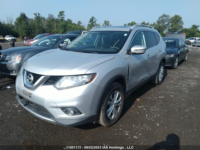 2016 Nissan Rogue S/Sl/Sv VIN: 5N1AT2MV2GC769326 Lot: 11801172