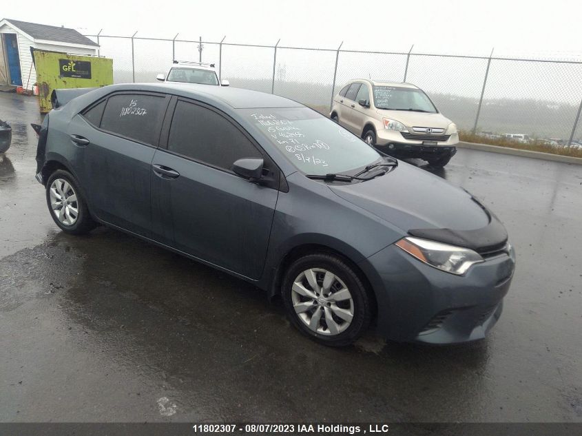 2015 Toyota Corolla L/Le/Le Pls/Prm/S/S Pls VIN: 2T1BURHE3FC462455 Lot: 11802307