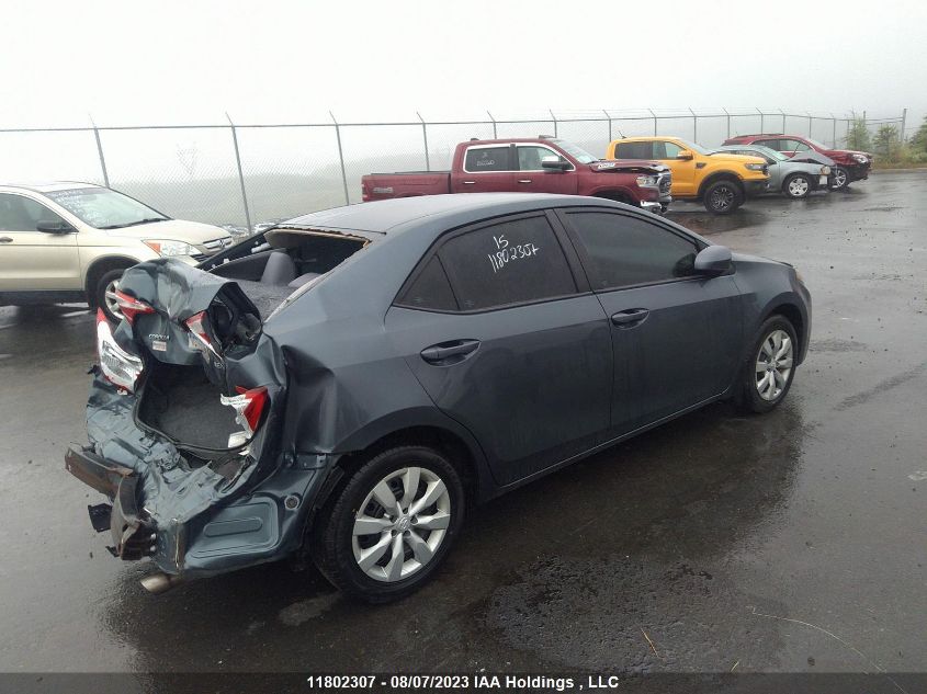 2015 Toyota Corolla L/Le/Le Pls/Prm/S/S Pls VIN: 2T1BURHE3FC462455 Lot: 11802307